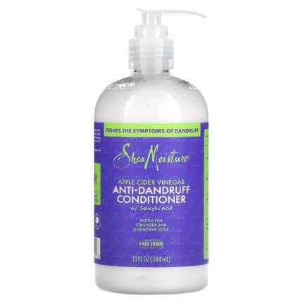 SHEA MOISTURE- بلسم شيا مويستشر المضاد للقشرة، خل التفاح، 13 أونصة سائلة (384 مل)