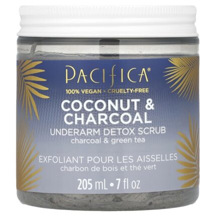 PACIFICA- باسيفيكا
مقشر لإزالة السموم من منطقة تحت الإبط بجوز الهند والفحم، ٧ أونصة سائلة (٢٠٥ مل)