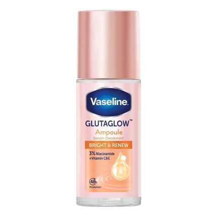 VASELINE- فازلين رول أون أمبولة جلوتاجلو برايت آند رينيو 45 مل