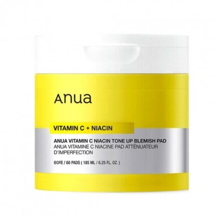 ANUA- 188ml 60pcs ضمادة أنوا فيتامين سي + نياسين لشد البشرة وإزالة الشوائب