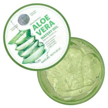 ALOE VERA- جل الصبار المائي المهدئ والمرطب من نيتشر ريبابليك، 92%