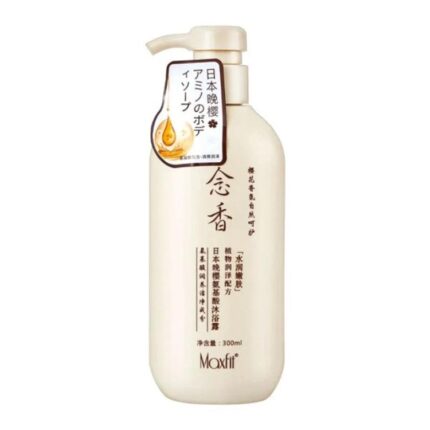 MAXFIT SAKURA JAPANESE SHAMPOO – 300ml شامبو ساكورا الياباني لنمو الشعر ومنع تساقط الشعر وازالة القشرة – 300 مل