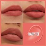 ⁦MAYBELLINE- (25 BABY TEE) مايبيلين سوبر ستاي تيدي تينت - لون شفاه سائل⁩ - الصورة ⁦3⁩