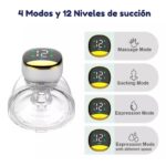⁦WEARABLE ELECTRIC BREAST PUMP-مضخة الثدي الكهربائية MY-373 بدون استخدام اليدين للأطفال⁩ - الصورة ⁦4⁩