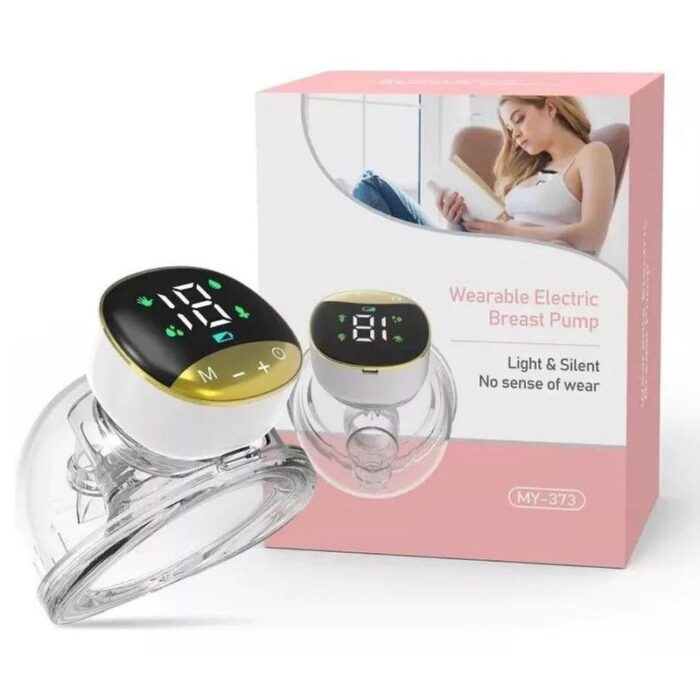 ⁦WEARABLE ELECTRIC BREAST PUMP-مضخة الثدي الكهربائية MY-373 بدون استخدام اليدين للأطفال⁩ - الصورة ⁦1⁩