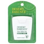 DESERT ESSENCE- جوهر الصحراء
شريط تنظيف الأسنان بزيت شجرة الشاي، مشمع، ٣٠ ياردة (٢٧.٤ متر)