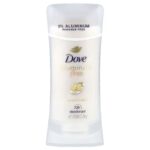 DOVE- دوف مزيل عرق خالٍ من الألومنيوم، برائحة حليب الشوفان والفانيليا، 74 غرام (2.6 أونصة)