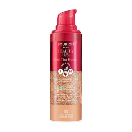 BOURJOIS- 30ml LIGHT MEDIUM بورجوا هيلثي ميكس كلين جلو تينت للوجه