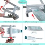 ⁦TUBE SQUEEZER- عصارة أنبوبية - بكرة أنبوبية لمعجون الأسنان، ولون الشعر، ومستحضرات التجميل⁩ - الصورة ⁦3⁩