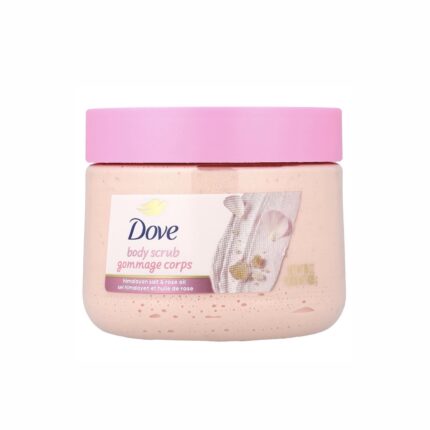 DOVE- دوف
مقشر الجسم ، ملح الهيمالايا وزيت الورد ، 15 أونصة (425 جم)