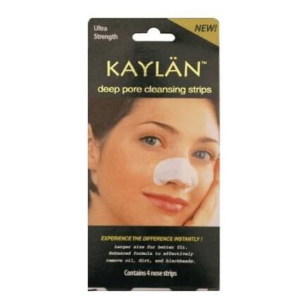 KAYLAN- طقم أشرط تنظيف الأنف من 4 قطع أبيض