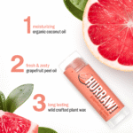 ⁦HURRAW BALM- هوراو! بالم
بلسم الشفاه، بالجريب فروت، 0.15 أوقية (4.3 جم)⁩ - الصورة ⁦2⁩