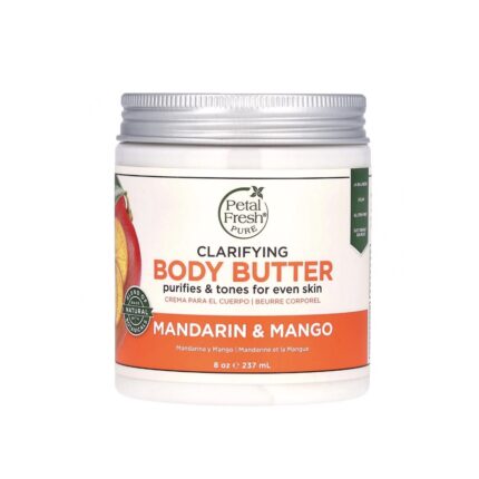 PETAL FRESH- MANDARIN & MANGO  237mL زبدة الجسم النقية بالمانجو و البرتقال، 8 أونصات