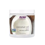 NOW SOLUTIONS COCONUT OIL 207mL زبدة جوز الهند للترطيب من ناو