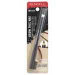 ⁦RIMMEL- 001 DARK BROWN قلم تحديد الحواجب الاحترافي من ريميل لندن، BROW THIS WAY، 0.05 أونصة (1.4 غرام)⁩ - الصورة ⁦2⁩