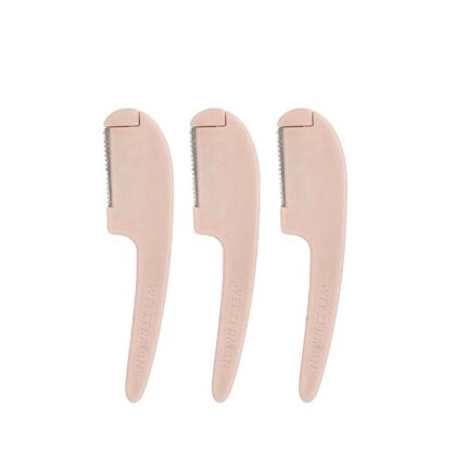 TWEEZERMAN- شفرات حلاقة الوجه تويزرمان بريب آند بلين، 3 قطع