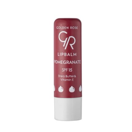 GOLDEN ROSE- 08 POMEGRANATE مرطب شفاه جولدن روز بعامل حماية من الشمس SPF15