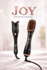 JOY- مجفف الشعر الأصلي من جوي ومكواة تجعيد الشعر الاحترافية من جوي 13503 مع هدية مميزة مجانية
