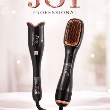 JOY- مجفف الشعر الأصلي من جوي ومكواة تجعيد الشعر الاحترافية من جوي 13503 مع هدية مميزة مجانية