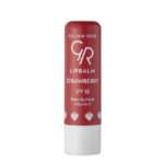 GOLDEN ROSE- 04 STRAWBERRY مرطب شفاه جولدن روز بنكهة الكرز مع عامل حماية من الشمس SPF15