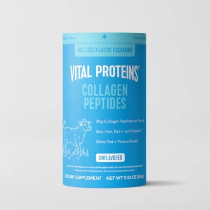 VITAL PROTEINS- 284g مسحوق ببتيدات الكولاجين من البروتينات الحيوية (بدون نكهة)
