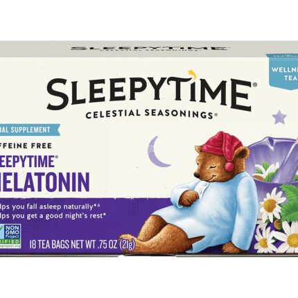 CELESTIAL SLEEPYTIME- 18 TEA BAGS 21g شاي ميلاتونين سيليستيال سليب تايم الصحي