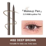 ⁦JUDYDOLL- 02 DEEP BROWN محدد عيون سائل مقاوم للماء من جودي دول سليم⁩ - الصورة ⁦2⁩