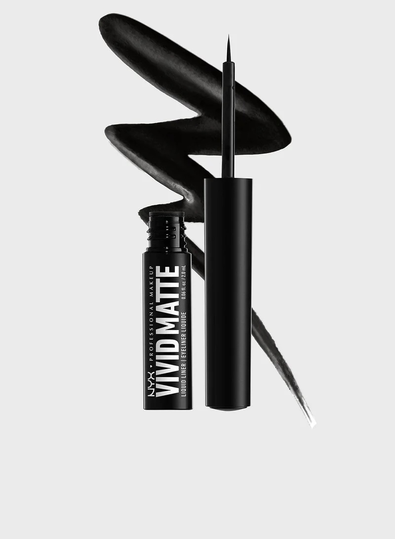 img_7429 NYX- BLACK 2mL محدد العيون السائل غير اللامع من نيكس - الصورة 1