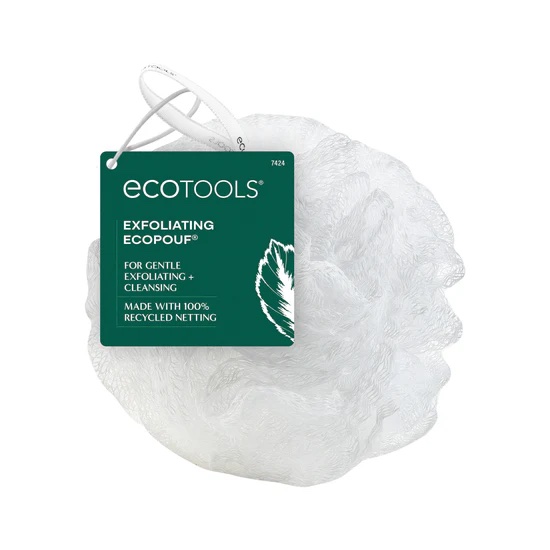 img_8884 ECOTOOLS- WHITE ليفة التقشير إيكوبوف من إيكوتولز لتقشير لطيف + تنظيف - الصورة 1