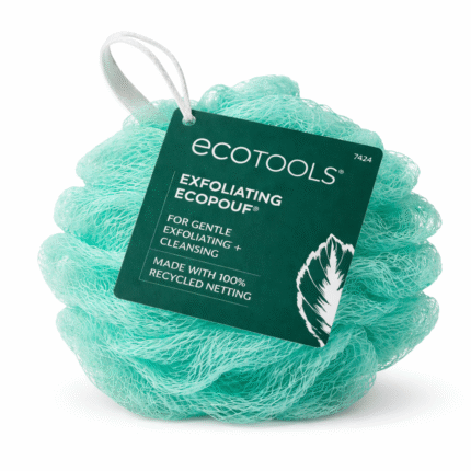 ECOTOOLS-GREEN ليفة التقشير إيكوبوف من إيكوتولز لتقشير لطيف + تنظيف
