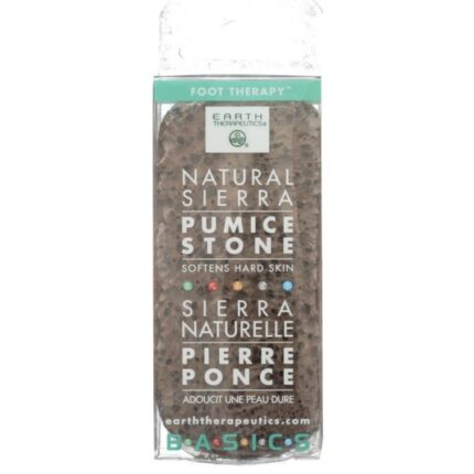 EARTH THERAPEUTICS- حجر الخفاف الطبيعي من سييرا من إيرث ثيرابيوتكس - حجر خفاف واحد