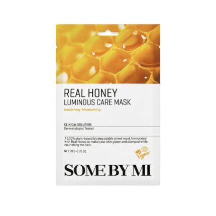 SOME BY MI- 20G قناع ورقي مضيء للعناية بالبشرة بالعسل الطبيعي – قطعة واحدة