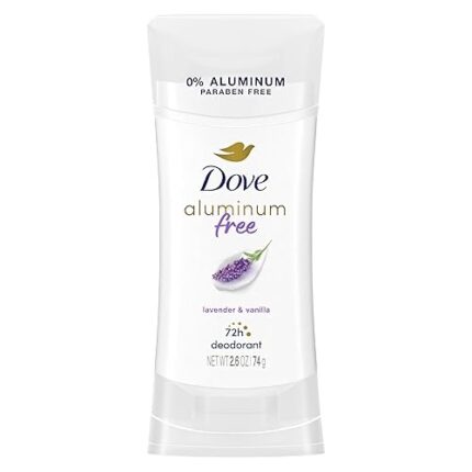 DOVE- مزيل عرق دوف ستيك خالي من الألومنيوم بخلاصة اللافندر والفانيليا - 74 غرام
