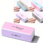 ⁦NAIL BUFFER- مبرد أظافر متعدد الاستخدامات، بأربعة ألوان، لتلميع الأظافر ومنحها لمعاناً براقاً.⁩ - الصورة ⁦2⁩