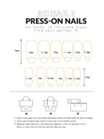 ⁦NAILS- 24PCS أظافر صناعية⁩ - الصورة ⁦3⁩