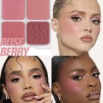 ⁦HUDA BEAUTY- ROSE BERRY 7.5g باليت أحمر الخدود والهايلايتر من هدى بيوتي، بتأثير فلتر التمويه⁩ - الصورة ⁦3⁩