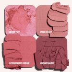 ⁦HUDA BEAUTY- ROSE BERRY 7.5g باليت أحمر الخدود والهايلايتر من هدى بيوتي، بتأثير فلتر التمويه⁩ - الصورة ⁦2⁩