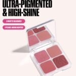⁦HUDA BEAUTY- ROSE BERRY 7.5g باليت أحمر الخدود والهايلايتر من هدى بيوتي، بتأثير فلتر التمويه⁩ - الصورة ⁦5⁩