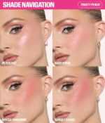 ⁦HUDA BEAUTY- TOASTY PEACH 7.5g باليت أحمر الخدود والهايلايتر من هدى بيوتي، بتأثير فلتر التمويه⁩ - الصورة ⁦5⁩