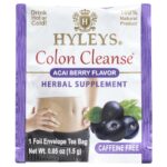 ⁦HYLEYS- هايلايز تيز شراب تنظيف القولون، بنكهة توت الأساي، خالٍ من الكافيين، 25 كيس شاي مغلف بالقصدير، 1.32 أونصة (37.5 جم)⁩ - الصورة ⁦3⁩
