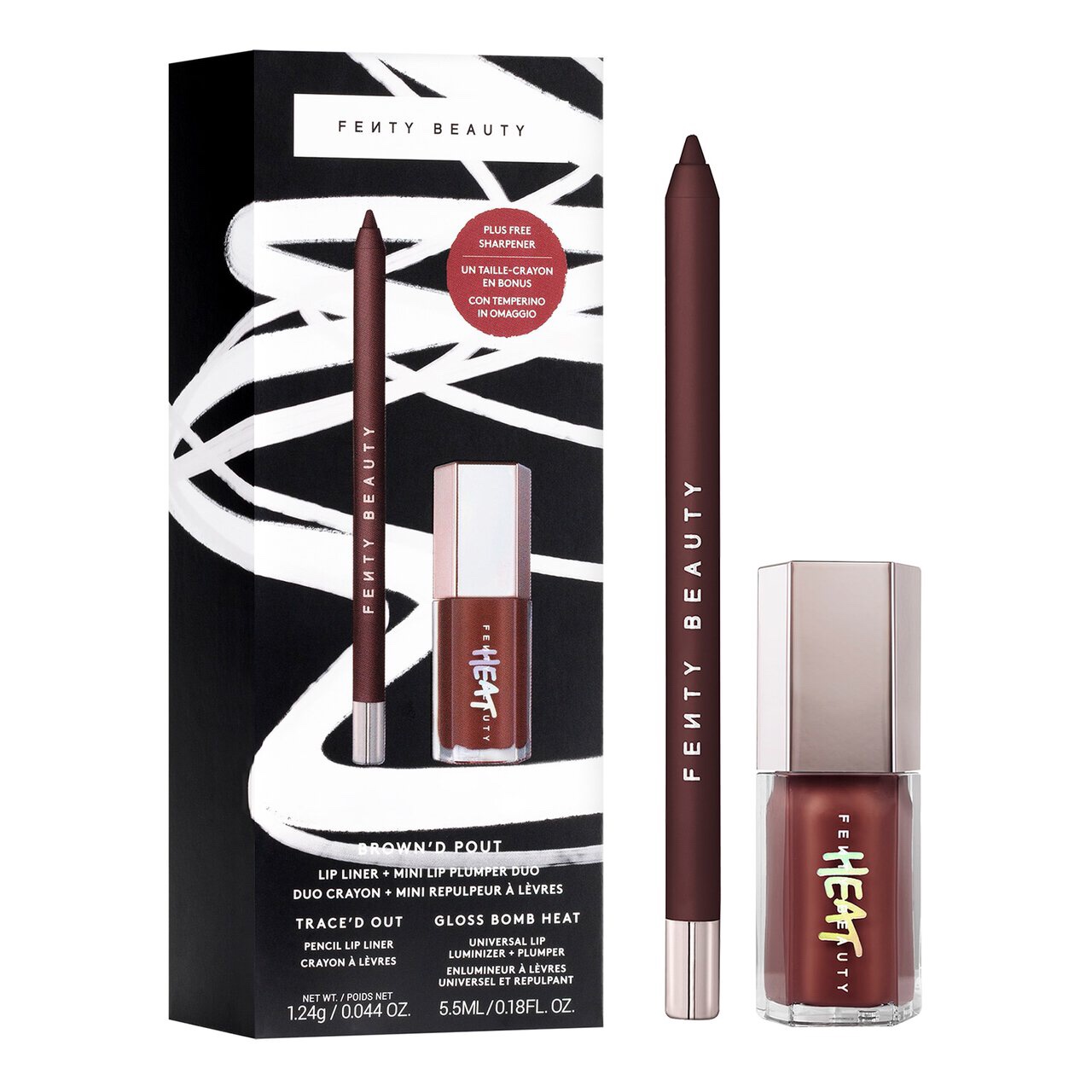 img_0375 FENTY BEAUTY- BROWN’D POUT فنتي بيوتي من ريهانا
مجموعة من ملمع الشفاه ومحدد الشفاه - الصورة 1