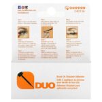 ⁦DUO- لاصق رموش مزدوج الفرشاة، لون داكن، 0.18 أونصة (5 غرام)⁩ - الصورة ⁦3⁩