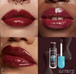 ⁦NYX- 14 MAUVE N’ MOIST جلوس الشفاه إن واي إكس LIP I.V. HYDRATING LIP GLOSS STAIN، يمنح ترطيبًا ولمعانًا مع لون ثابت يدوم على الشفاه بمظهر طبيعي وجذاب.⁩ - الصورة ⁦2⁩