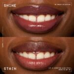 ⁦NYX- 05 MOCHA ME WET جلوس الشفاه إن واي إكس LIP I.V. HYDRATING LIP GLOSS STAIN، يمنح ترطيبًا ولمعانًا مع لون ثابت يدوم على الشفاه بمظهر طبيعي وجذاب.⁩ - الصورة ⁦2⁩