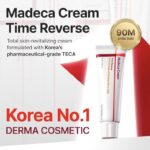 ⁦MADECA- كريم سنتيليان 24 ماديكا كريم تايم ريفيرس - مرطب للوجه لشد البشرة مع مستخلص سنتيلا أسياتيكا، يدعم مرونة البشرة وحاجزها، كريم مرطب عميق مضاد للشيخوخة، عناية كورية بالبشرة، 1.69 أونصة سائلة⁩ - الصورة ⁦2⁩