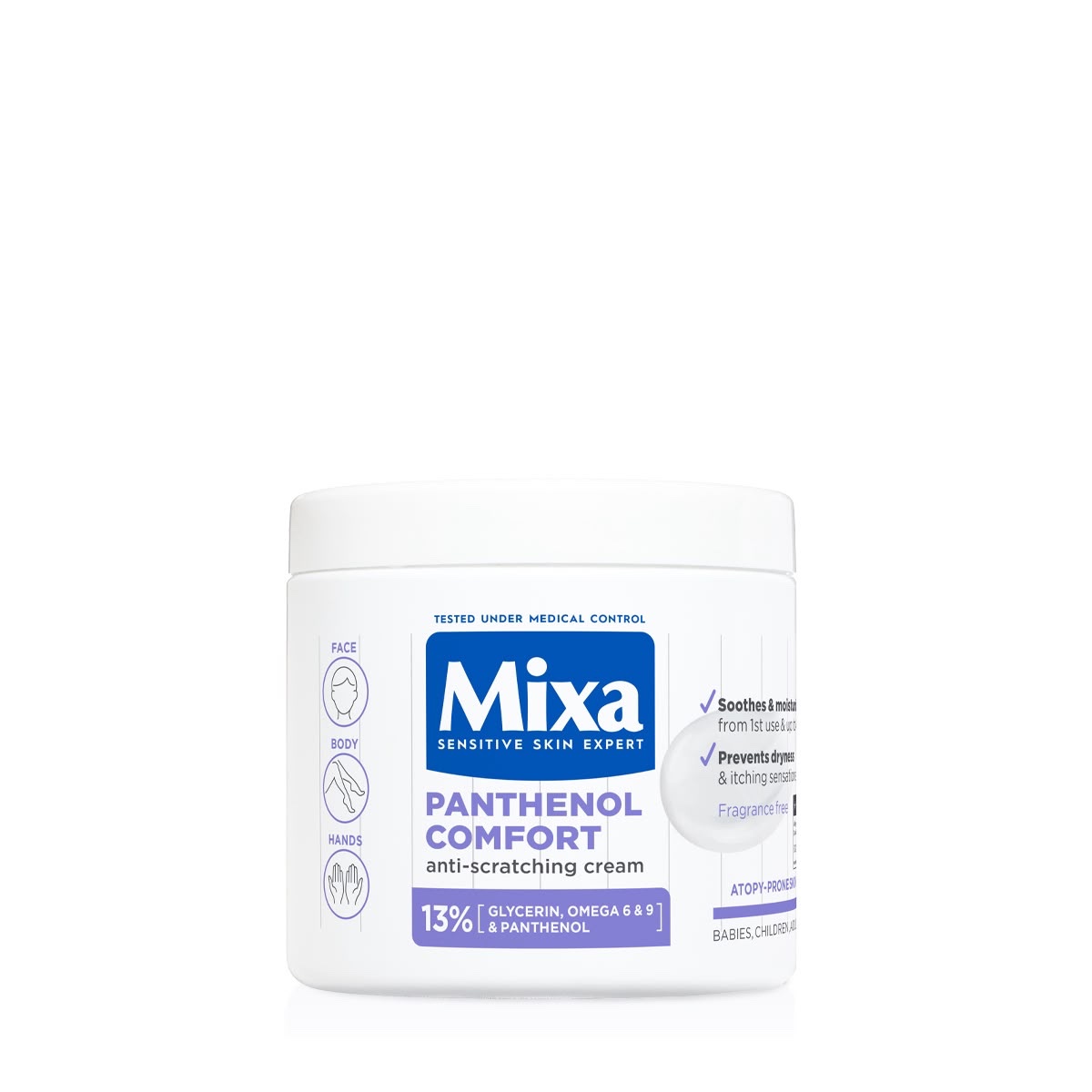 adccc36b-d70d-4ea7-8a12-22686bf6ae93 MIXA-كريم بانثينول المريح -400ml - الصورة 1