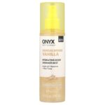 ONYX- بخاخ مرطب للجسم من أونيكس بروفيشنال، برائحة خشب الصندل والفانيليا الدافئة، 200 مل (6.5 أونصة سائلة)