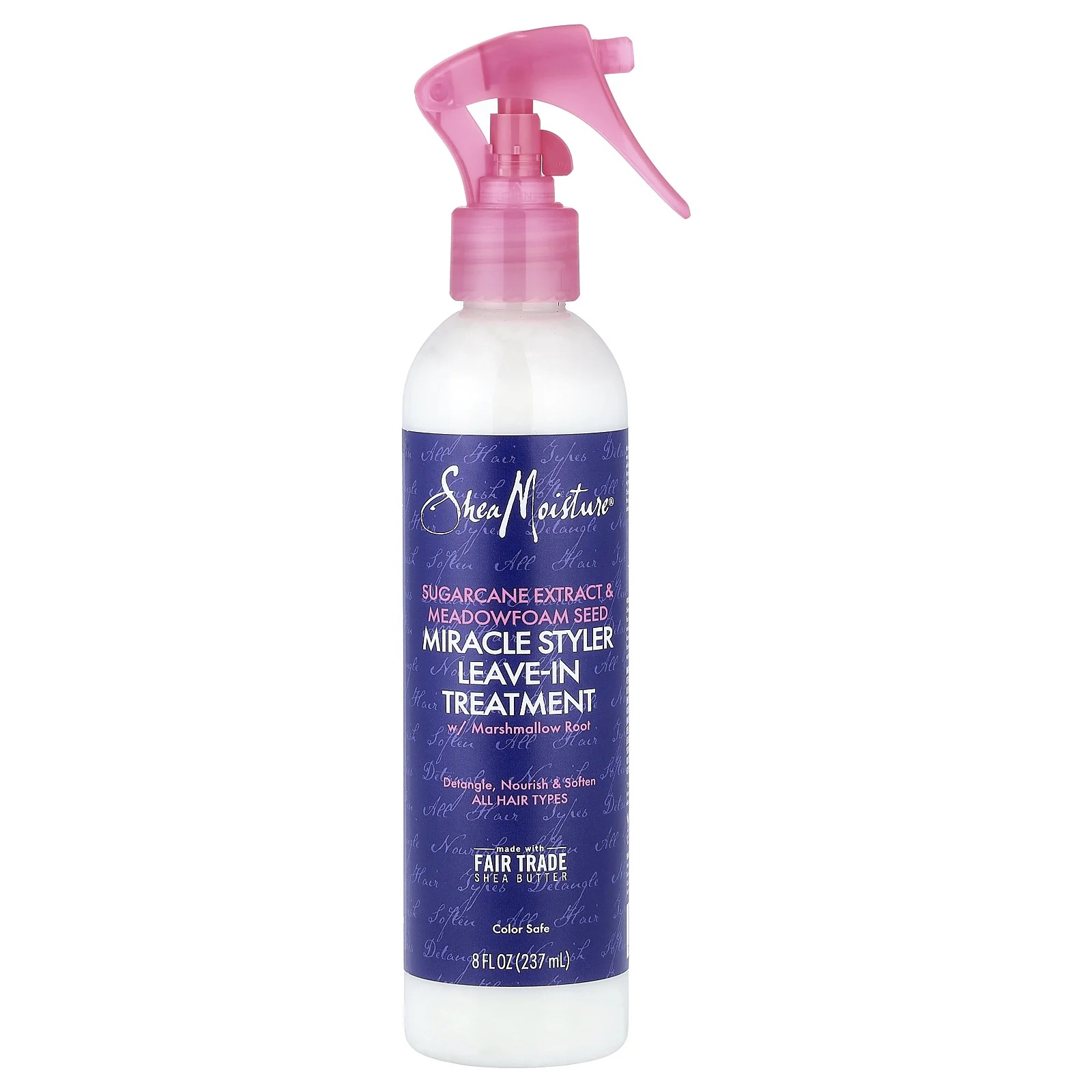 img_1376 SHEA MOISTURE- شيا مويستشر ميراكل ستايلر، علاج يُترك على الشعر، مستخلص قصب السكر وبذور زهرة المروج، 8 أونصة سائلة (237 مل) - الصورة 1
